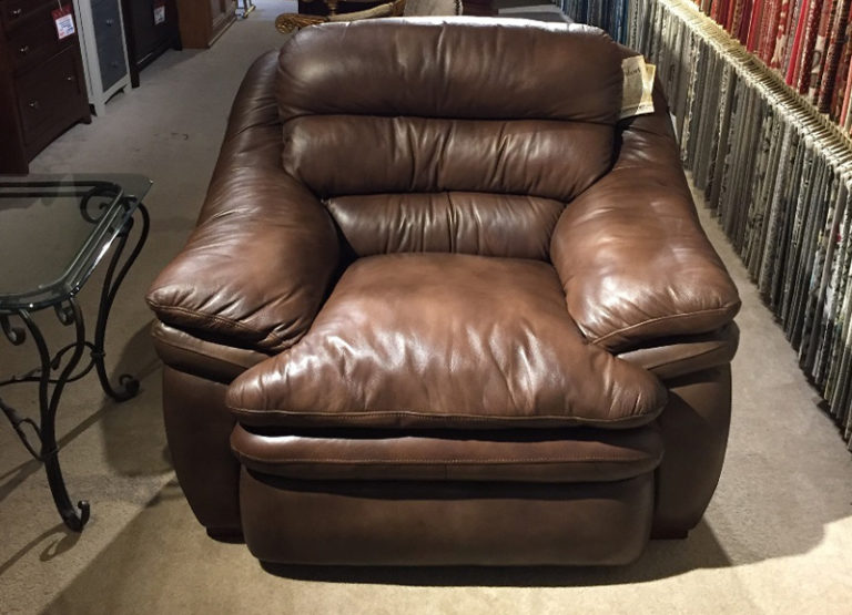 Oversized All Leather Chair By Flexsteel – Potomac Furniture